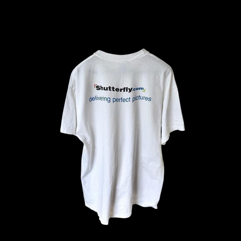 Shutterfly Vintage Tech Internet Boom Tshirt Sz XL Silicon Valley Distressed